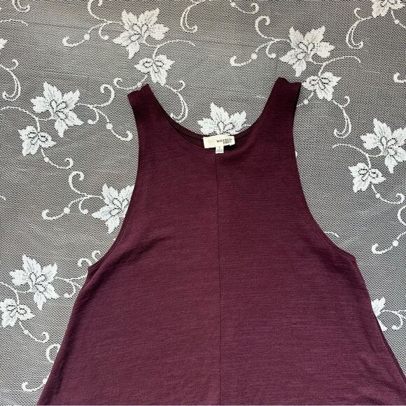 Aritzia Wilfred Free Rosa Tank Dress Dark in Cardamon Sz Small - Picture 5 of 15